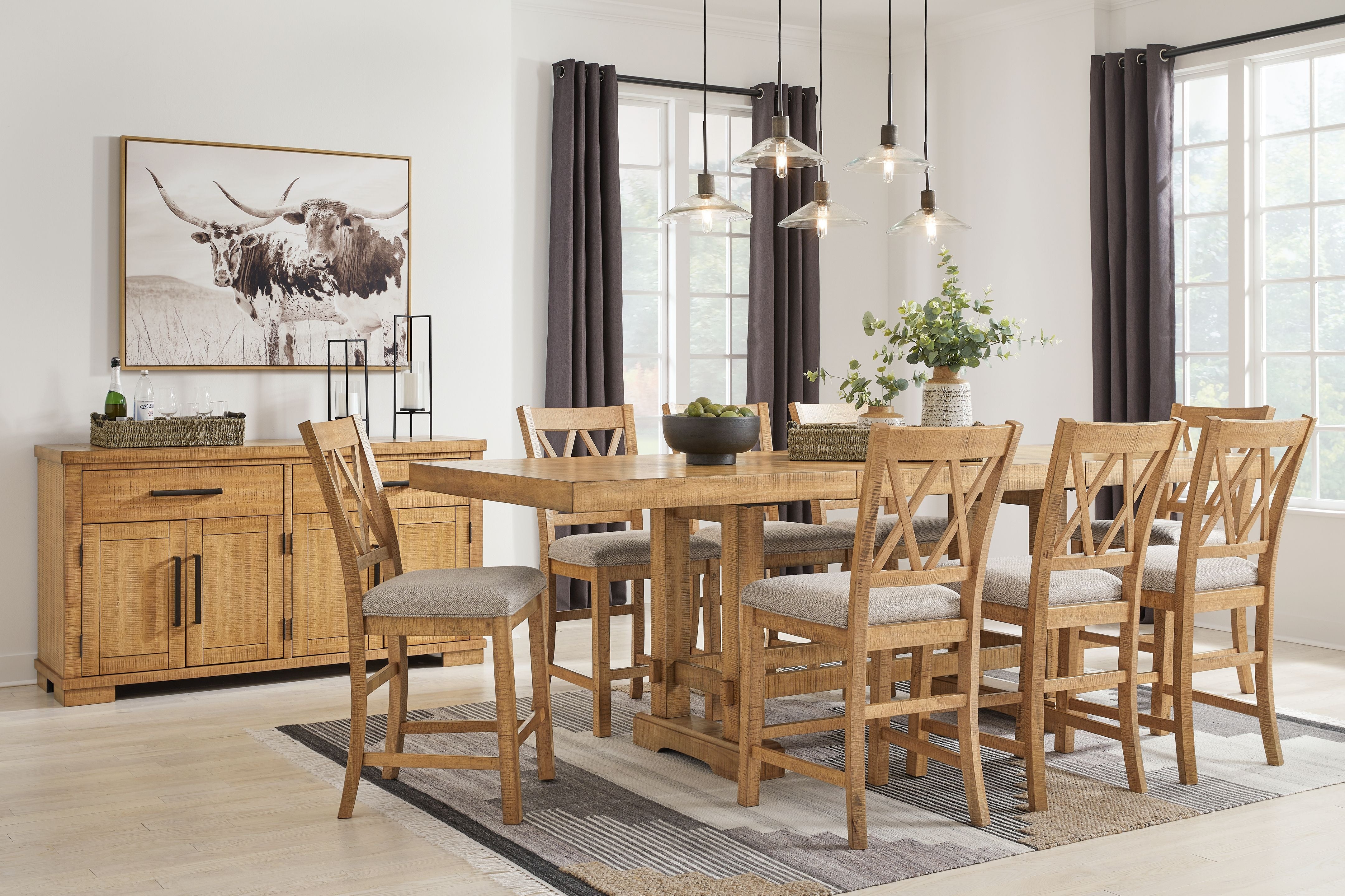 Signature Design by Ashley® Havonplane - Counter Dining Set | Meri Furniture
