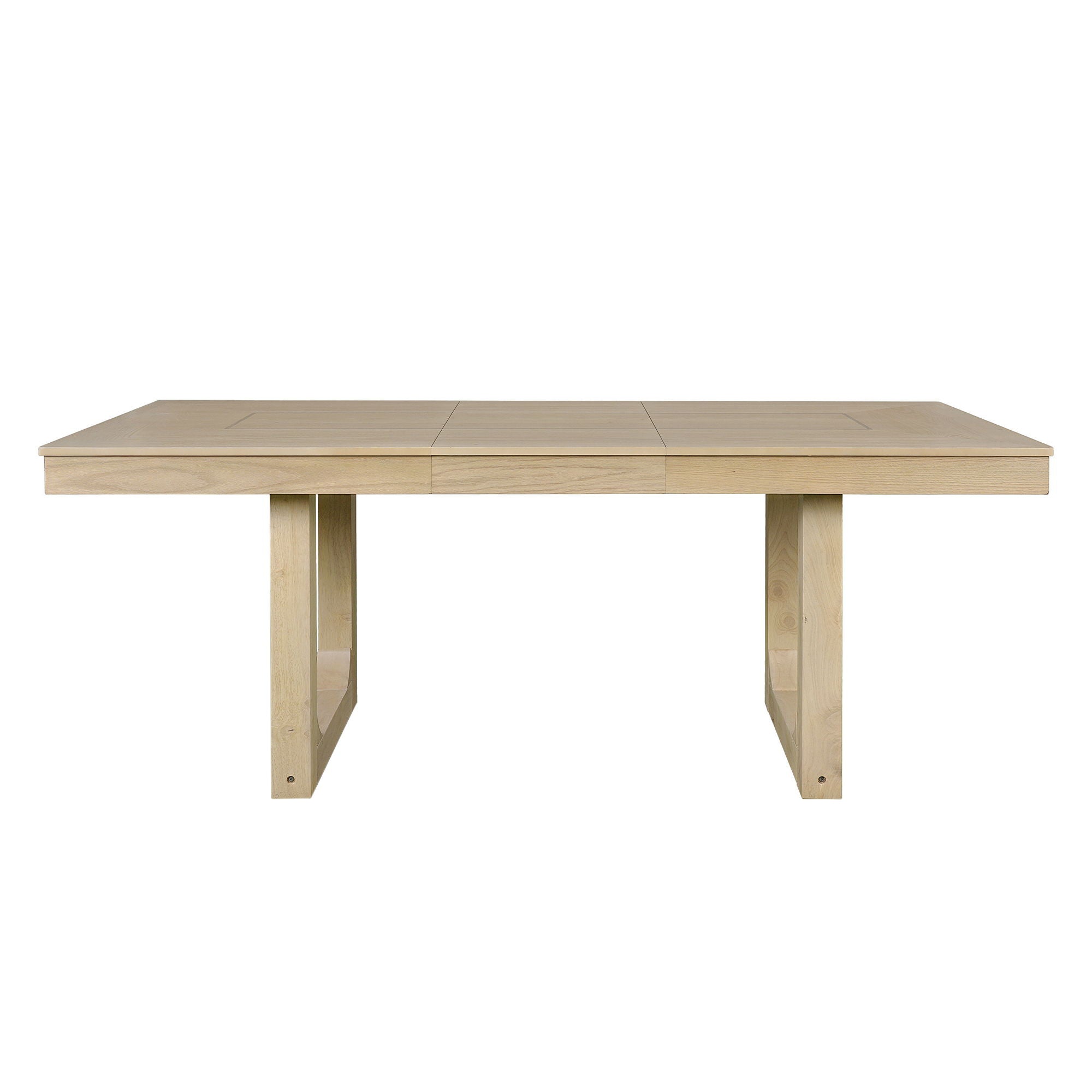 Extendable Dining Set, Farmhouse Extendable Table With Upholstered Chairs