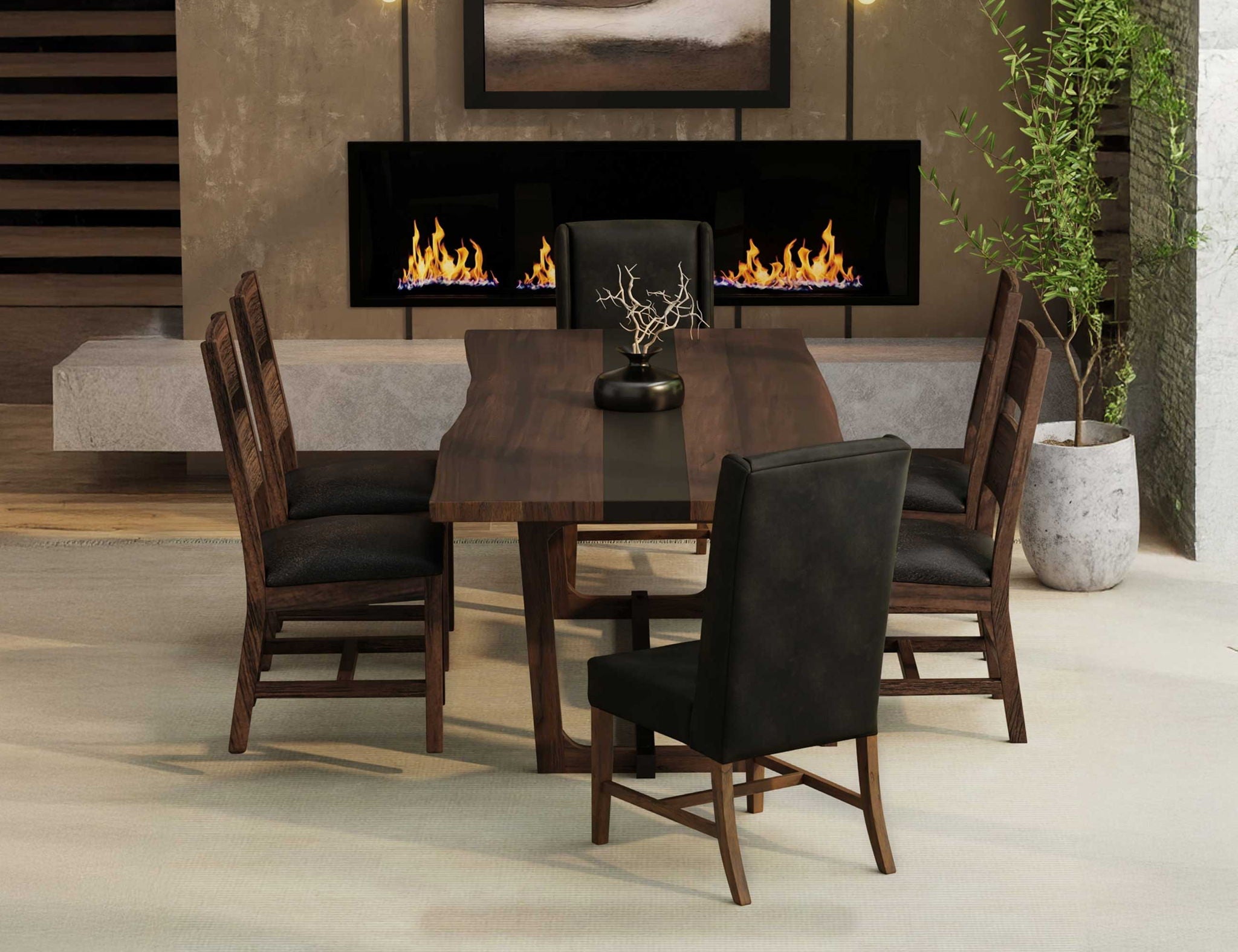 Riverwood - Table - Pecan Brown