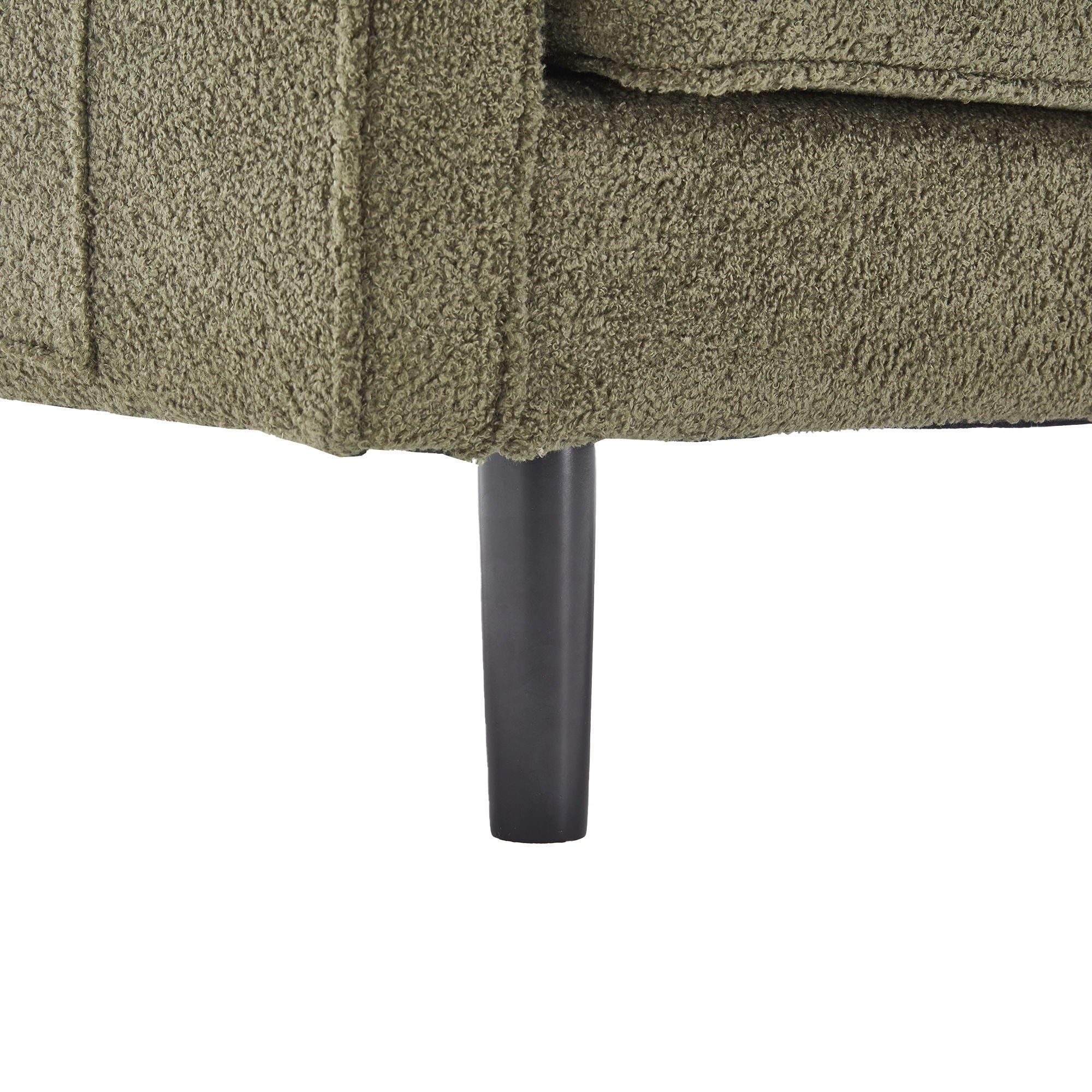 Mid Century Modern Loveseat Sofa With USB Ports, Removable Pillow Cover