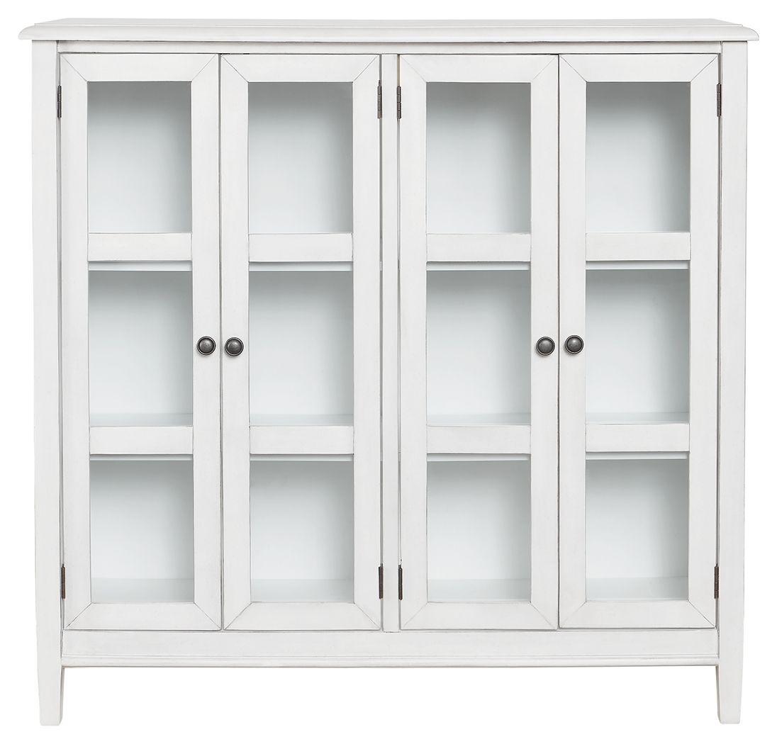 Signature Design by Ashley® Kanwyn - Whitewash - Accent Cabinet | Meri Furniture