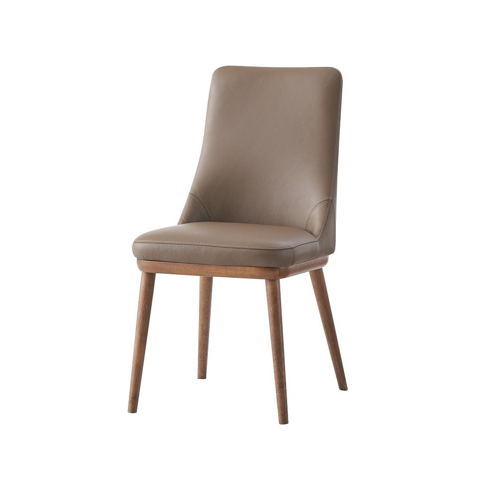 ACME Rashean - Side Chair (Set of 2) - Brown & Walnut | Meri Furniture