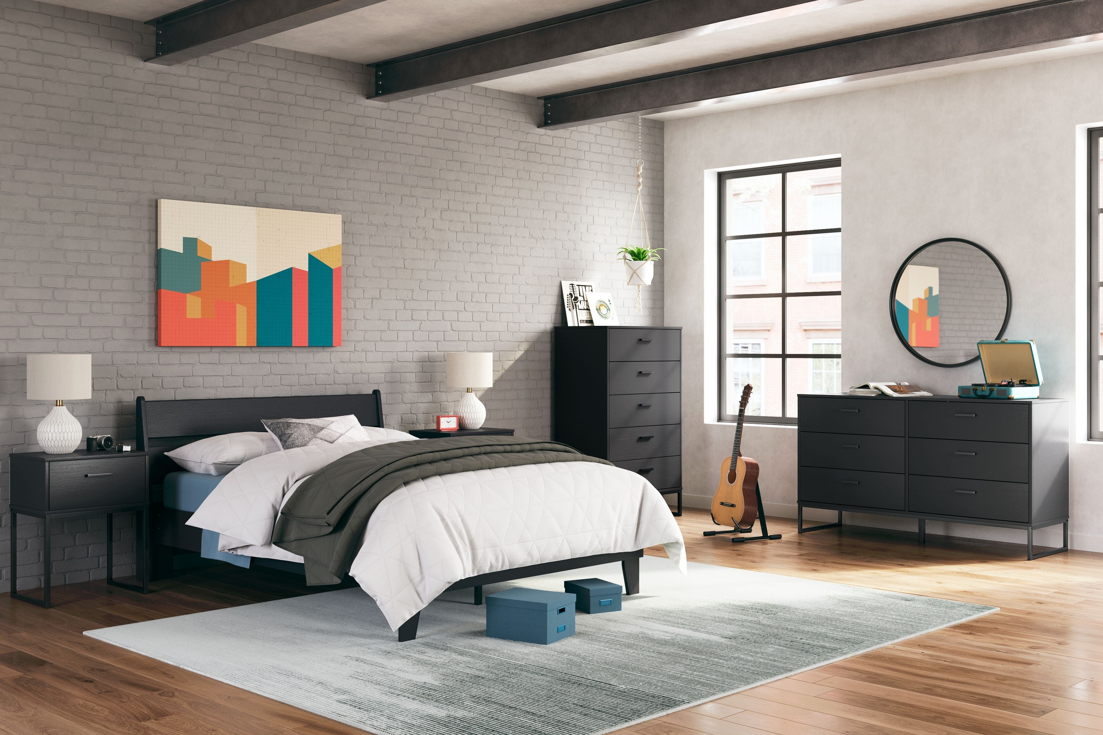 Signature Design by Ashley® Socalle - Bedroom Set | Meri Furniture