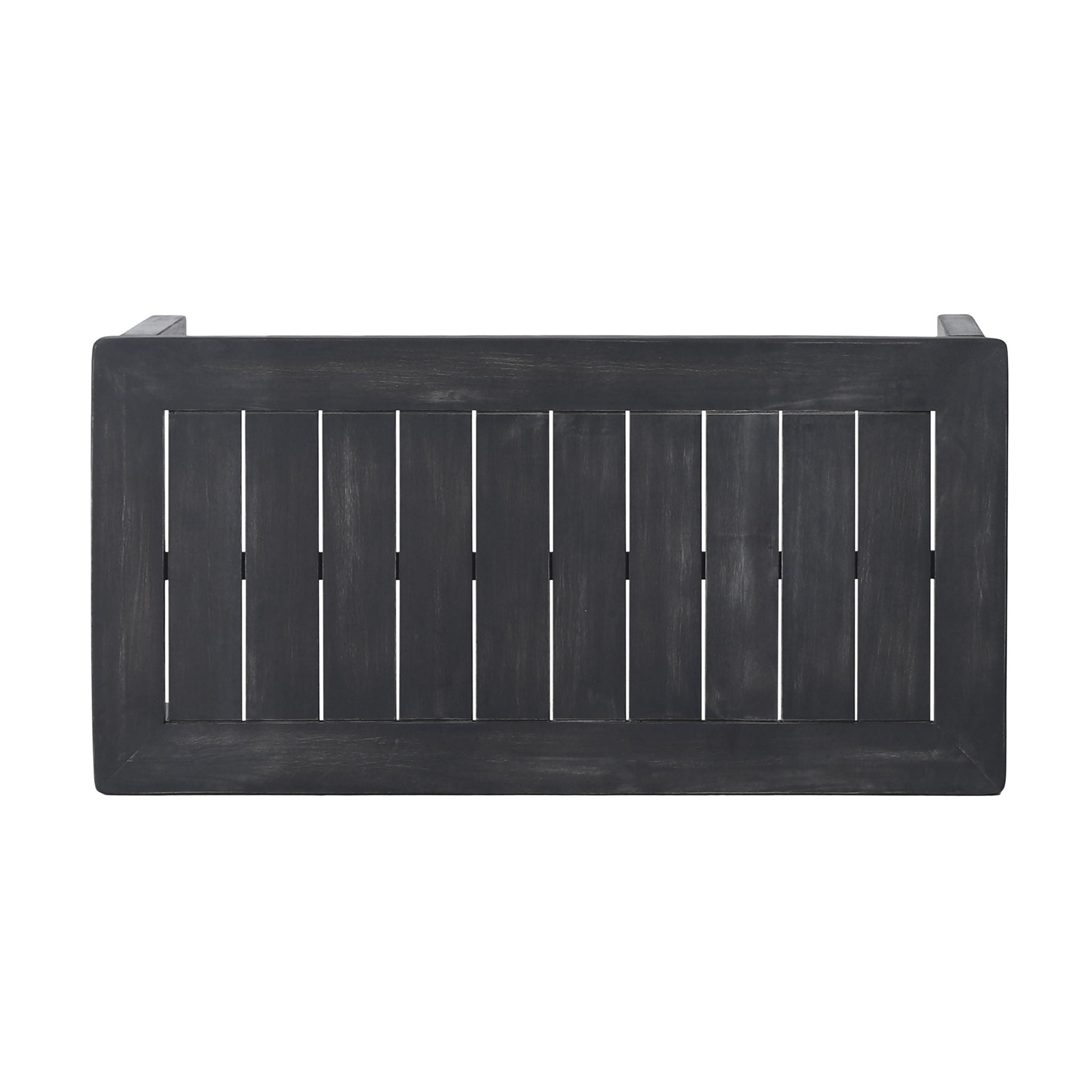 Acacia Wood Loveseat And Coffee Table Set With Cushions