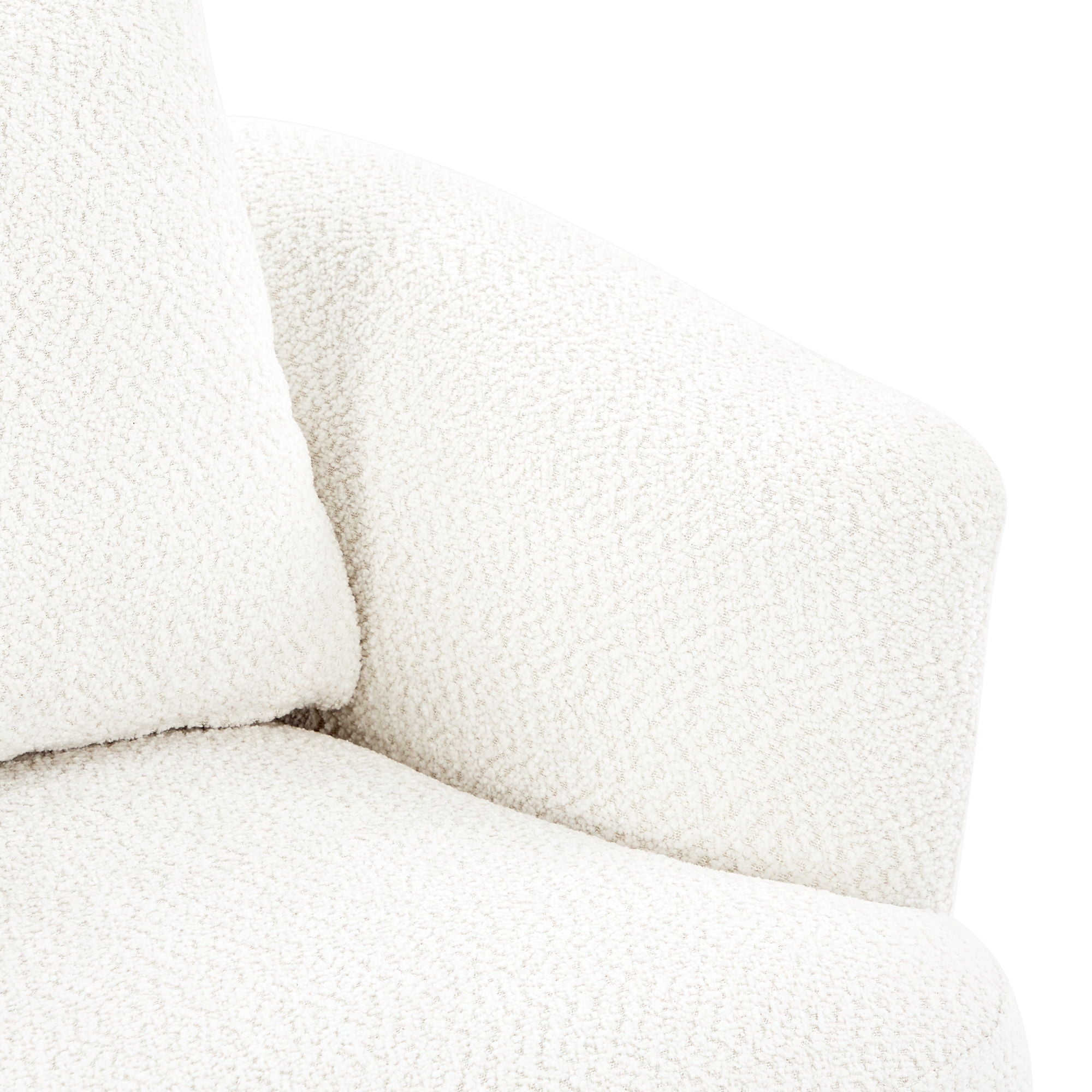 360° Swivel Barrel Sofa Chair With Throw Pillow, Chenille Upholstered Accent Chair