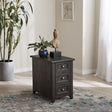 Liberty Furniture Mill Creek - Chair Side Table - Dark Brown | Meri Furniture