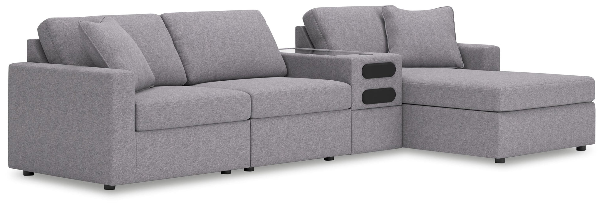 Signature Design by Ashley® Modmax - Granite - Sectional | Meri Furniture
