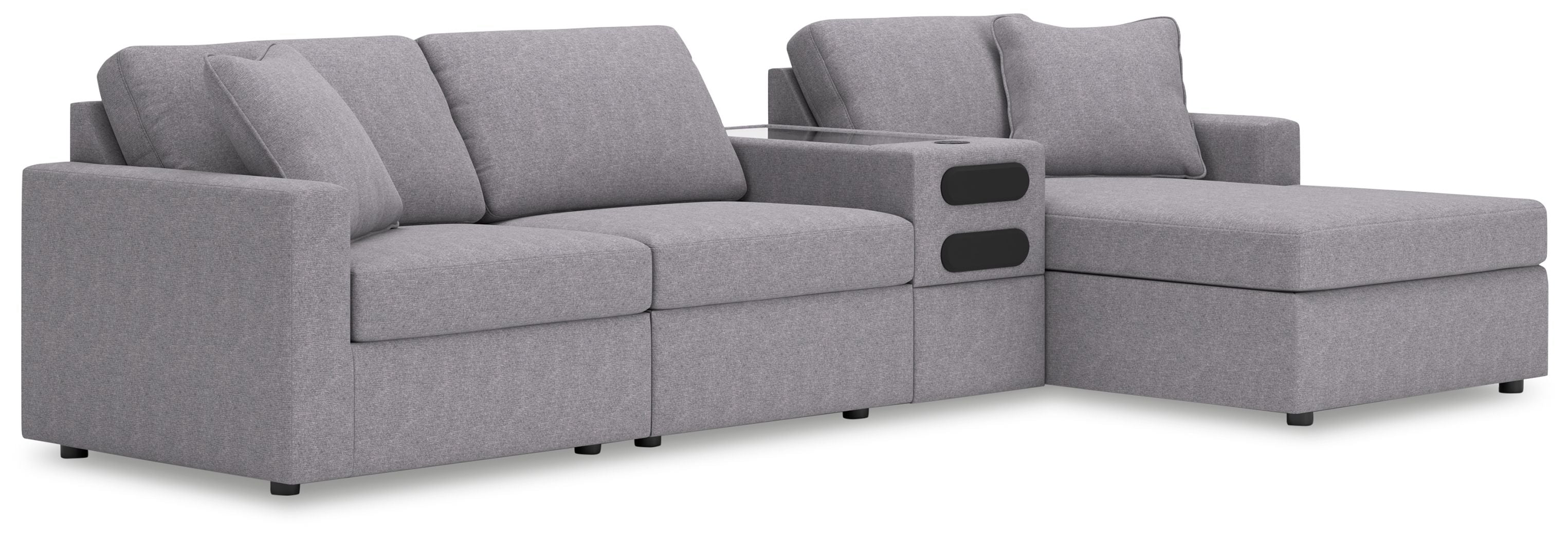 Signature Design by Ashley® Modmax - Granite - Sectional | Meri Furniture