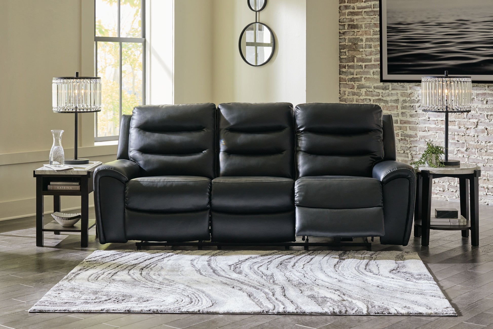 Signature Design by Ashley® Warlin - Power Reclining Sofa | Meri Furniture
