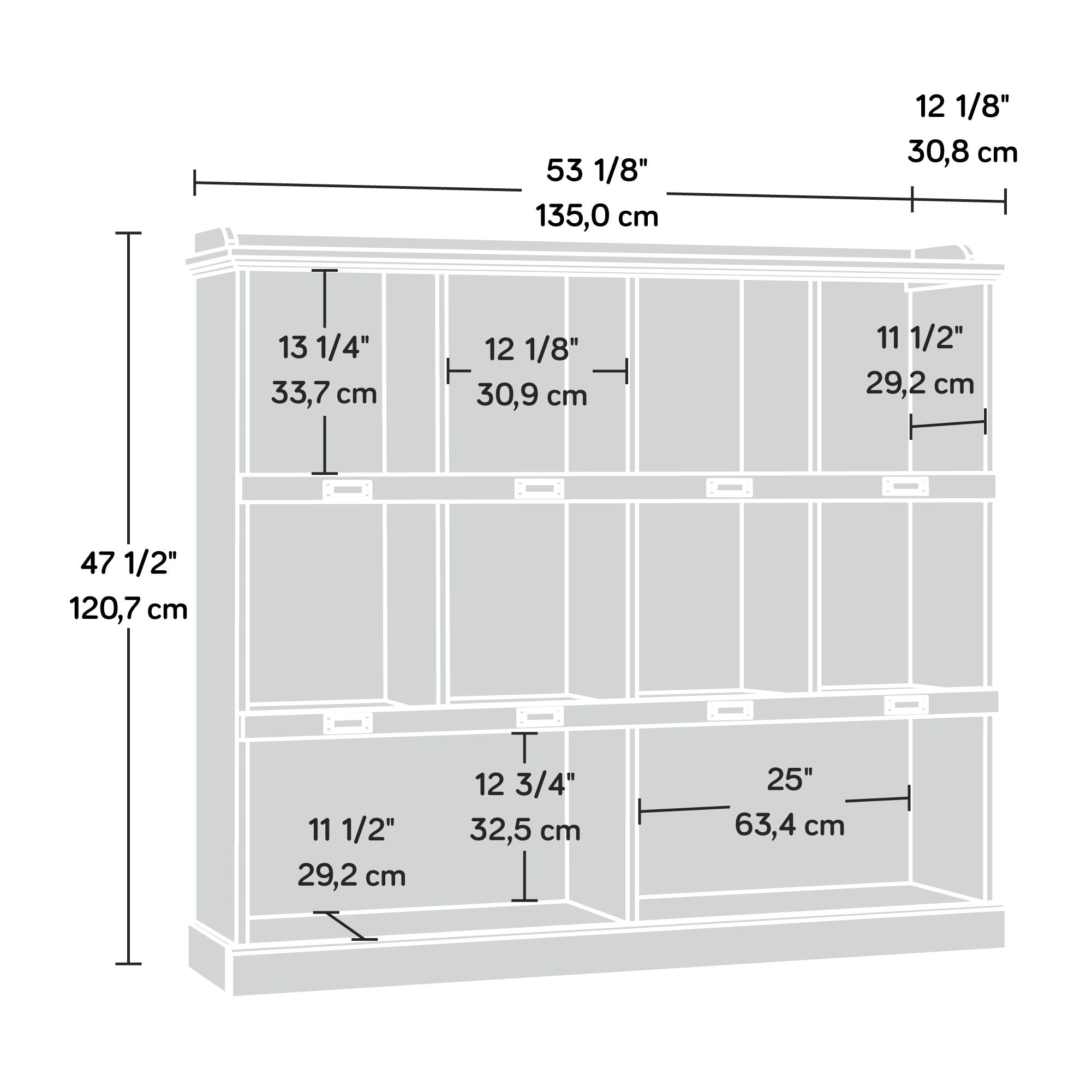 Cubby Bookcase for Storage and Display