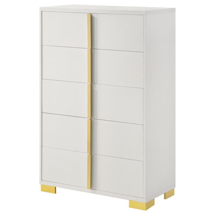 Coaster Fine Furniture Marceline - 5-Drawer Bedroom Chest | Meri Furniture