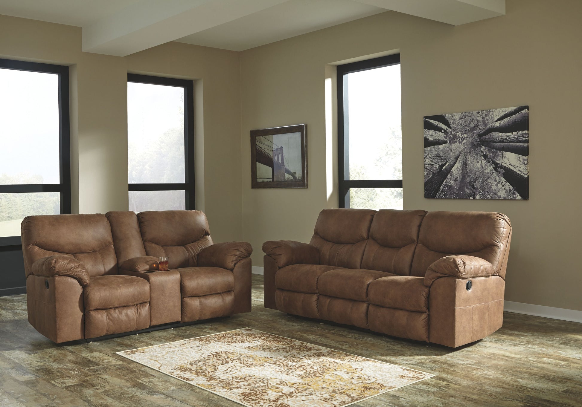 Signature Design by Ashley® Boxberg - Reclining Living Room Set | Meri Furniture