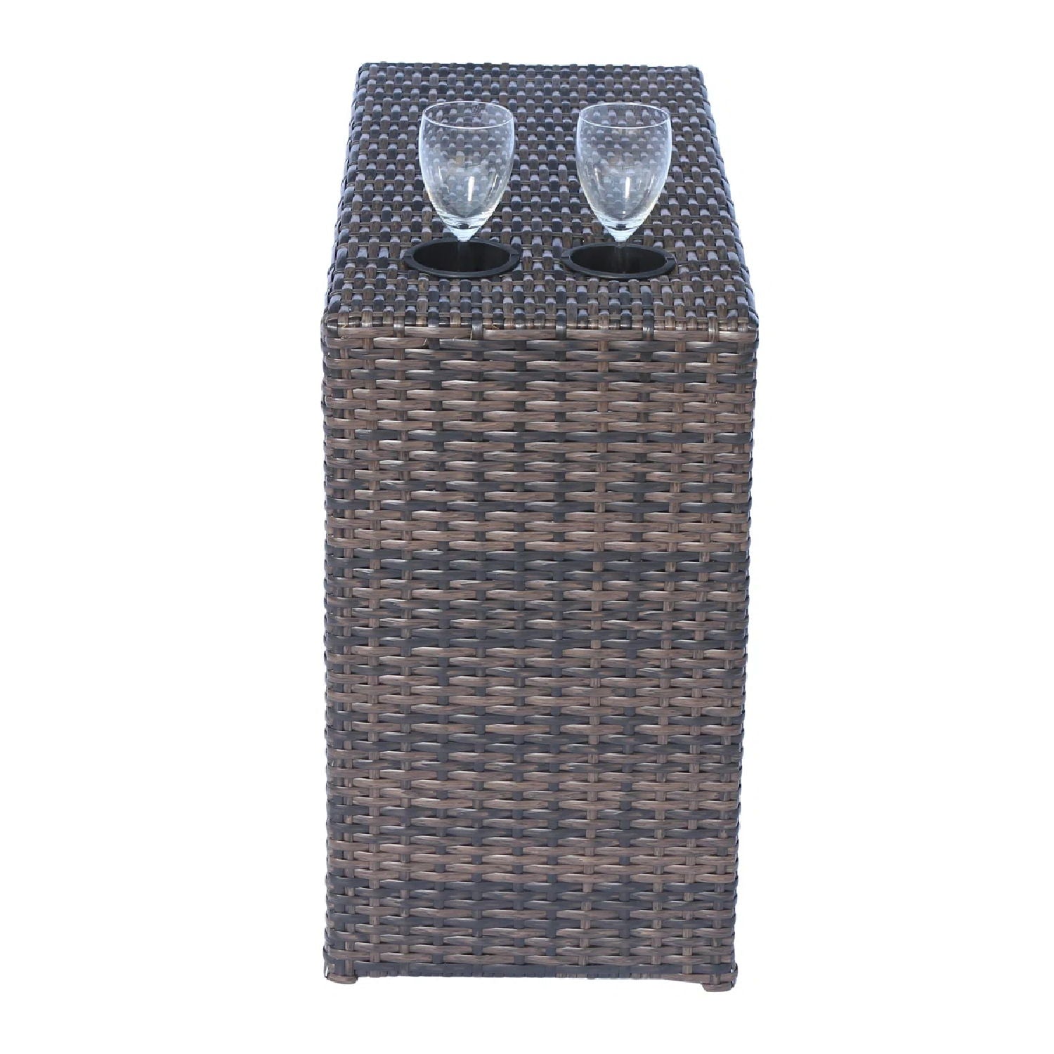 Comfortable Modern Patio Rattan Sectional Set With Cushions