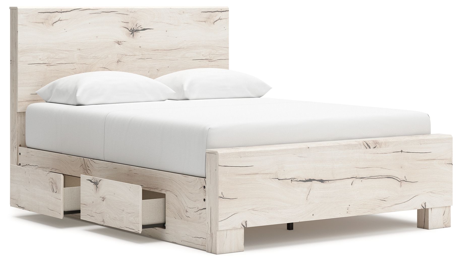 Signature Design by Ashley® Lawroy - Panel Bed With Storage | Meri Furniture
