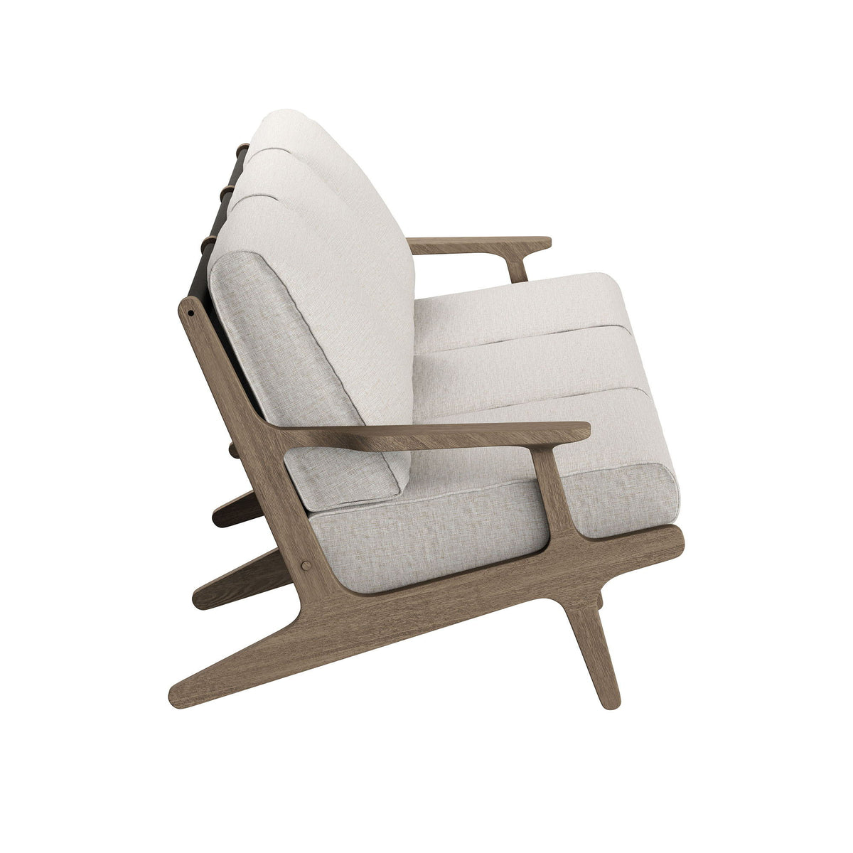 Saratoga Outdoor Patio Teak Sofa by Modway