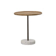 Coaster Fine Furniture Ginevra - Round Marble Base Accent Table | Meri Furniture