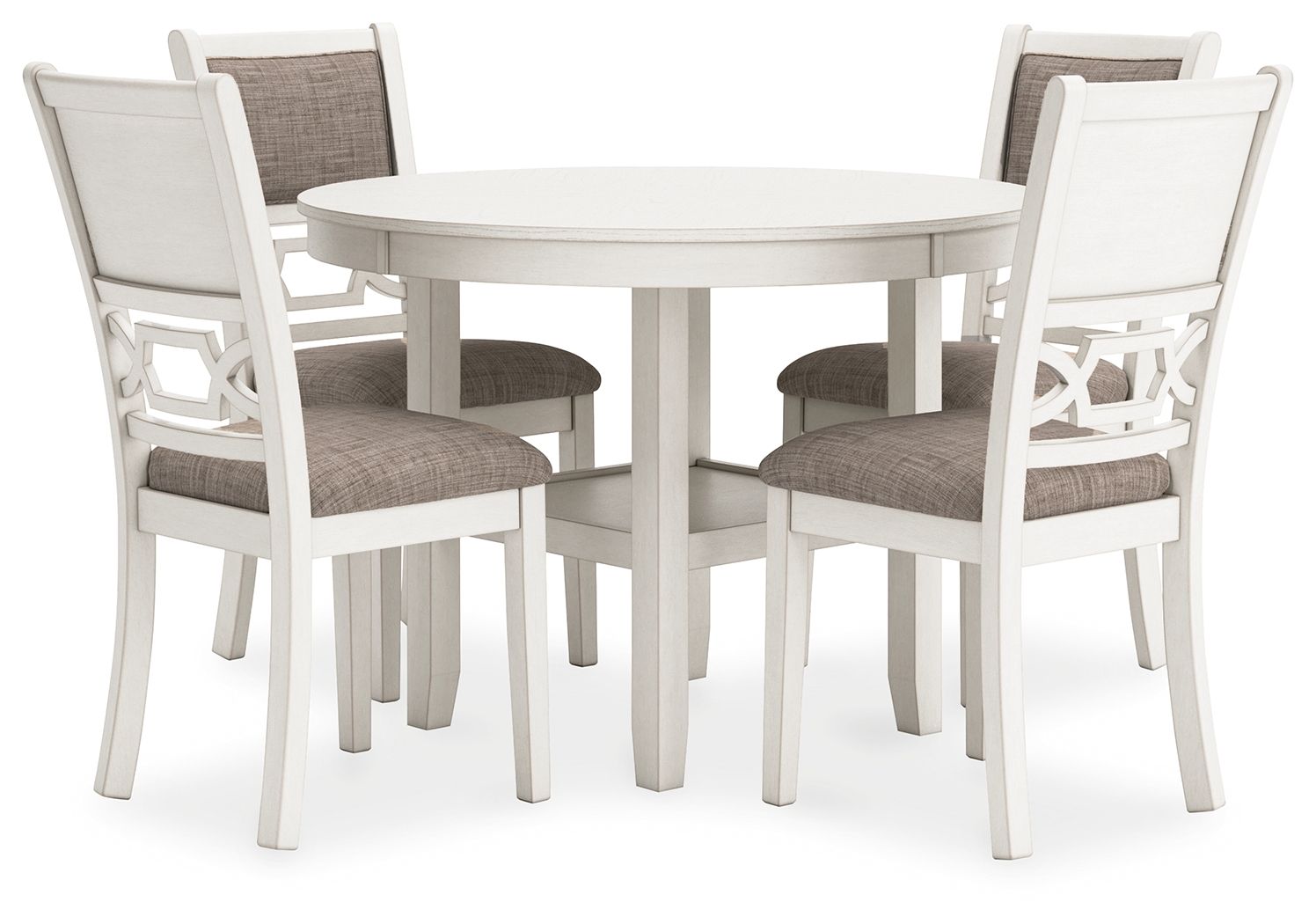 Signature Design by Ashley® Erinberg - Antique White - Dining Room Table Set (Set of 5) | Meri Furniture