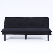 Versatile Corduroy Sofa Bed With Solid Wood Frame