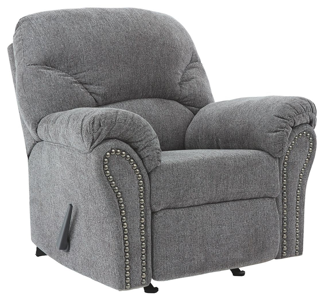 Ashley Furniture Allmaxx - Pewter - Rocker Recliner | Meri Furniture