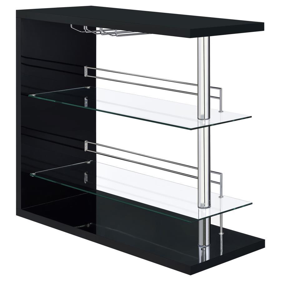 Coaster Fine Furniture Prescott - Rectangular 2-Shelf Bar Unit | Meri Furniture