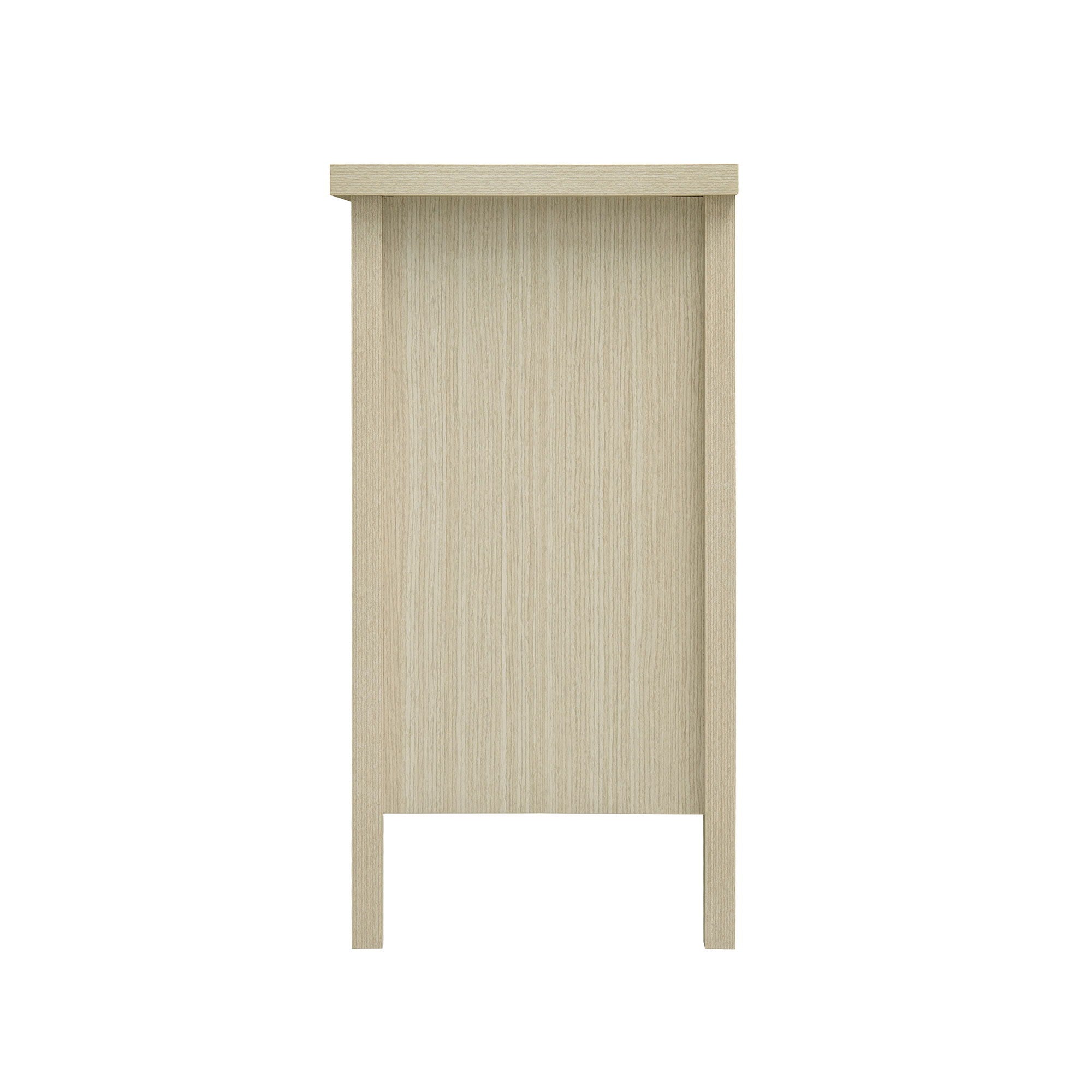 Rattan 4 Door Cabinet, Suitable For Bedroom - Natural