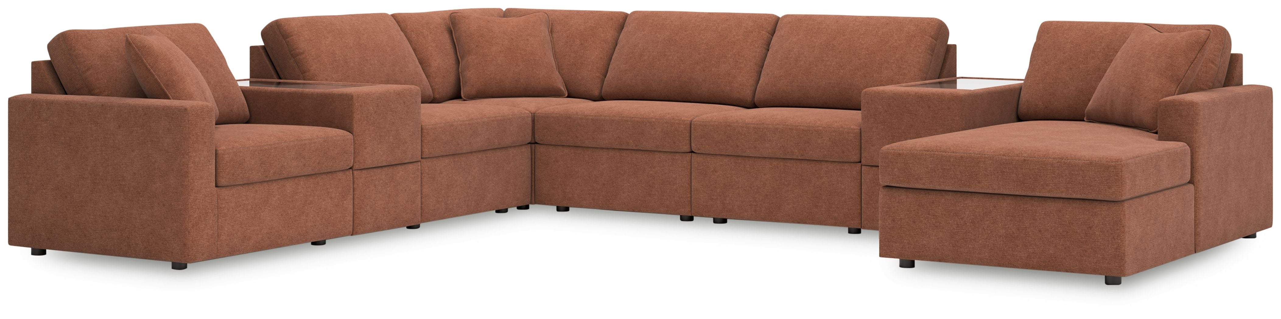 Signature Design by Ashley® Modmax - Spice - Sectional | Meri Furniture