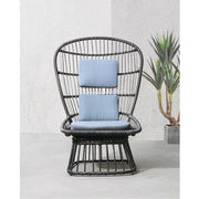 ACME Qudrat - Patio Lounge Chair - Black | Meri Furniture