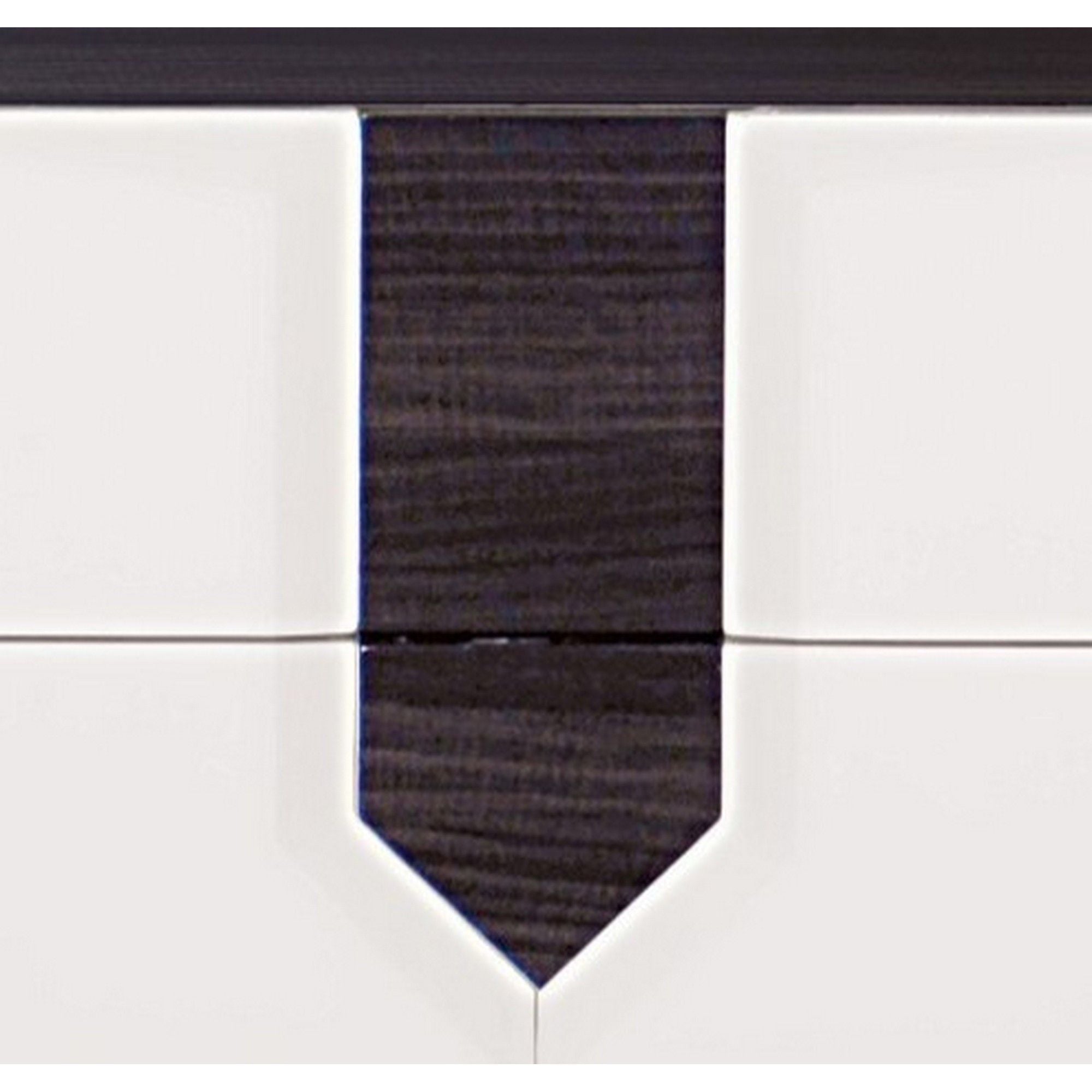 Vios - Zebra High Gloss Dresser - White