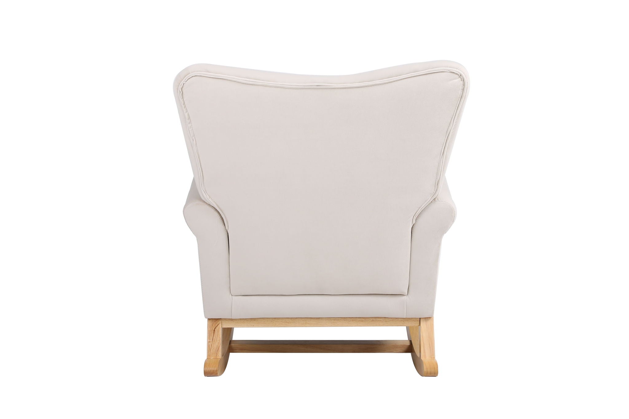 Modern Rocking Chair, Upholstered Accent Chair For Nursery, Small Contemporary Rocke