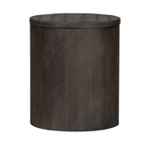 Liberty Furniture Modern Farmhouse - Drum End Table | Meri Furniture