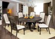 Furniture of America Arcadia - Round Dining Table - Rustic Natural Tone / Ivory | Meri Furniture