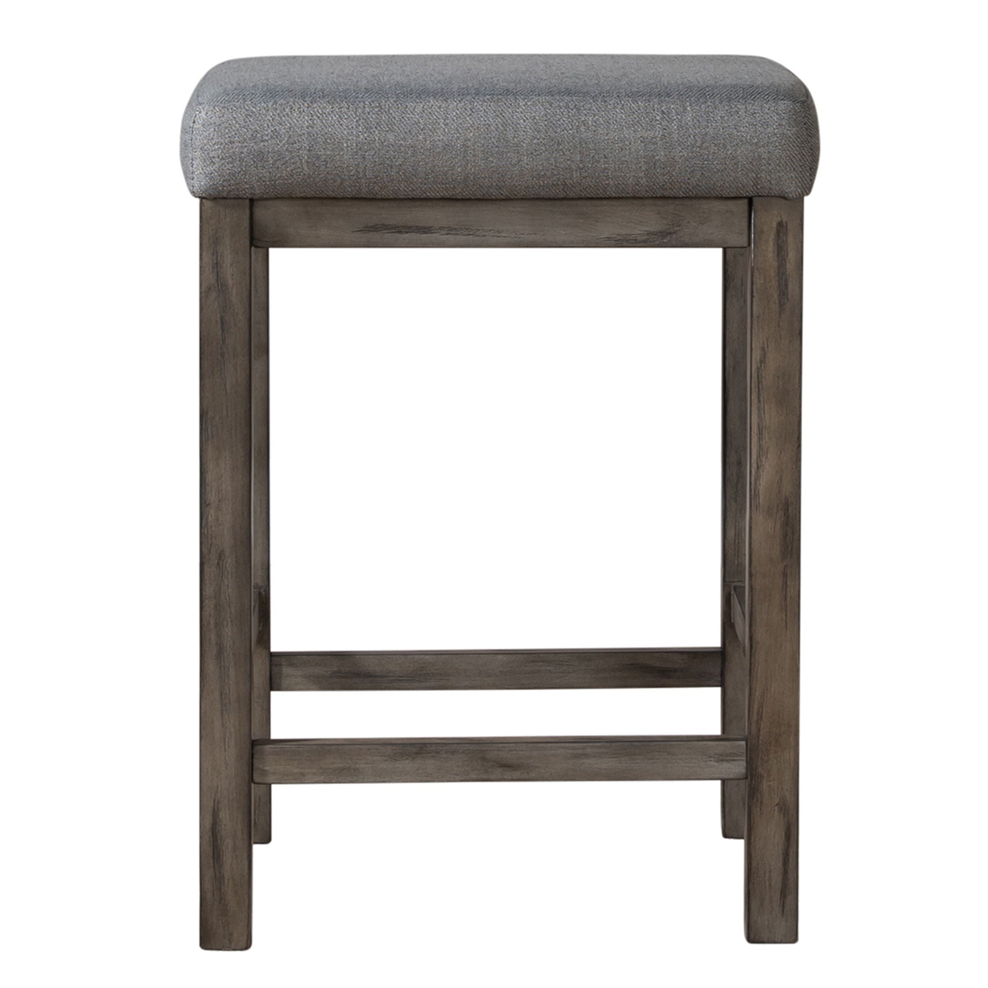 Liberty Furniture Hayden Way - Upholstered Console Stool - Washed Gray | Meri Furniture