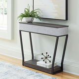 Sethlen - Gray / Black - Console Sofa Table