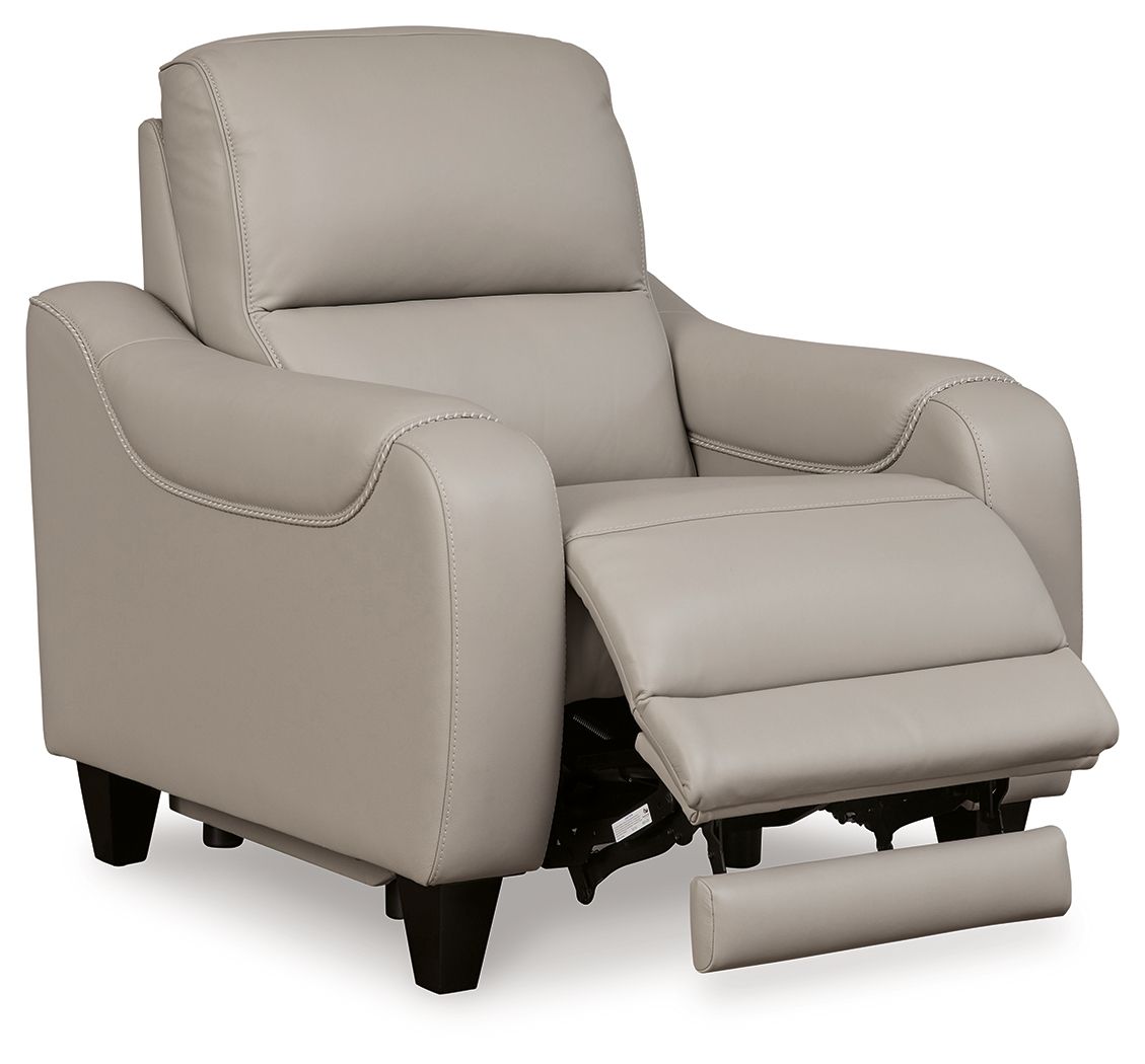 Signature Design by Ashley® Mercomatic - Power Recliner With Adj Headrest | Meri Furniture