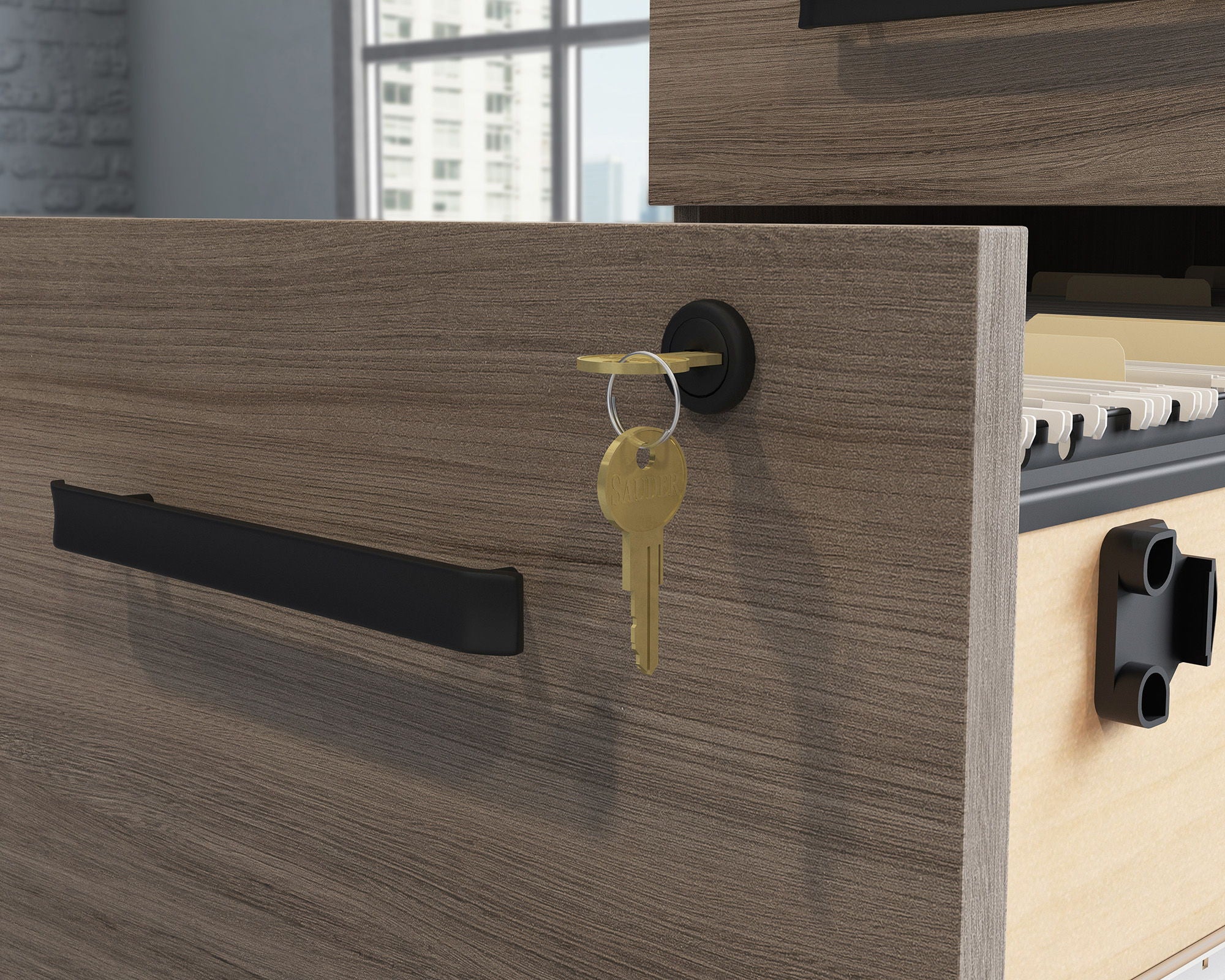 Commercial 3-Drawer Pedestal File Cabinet