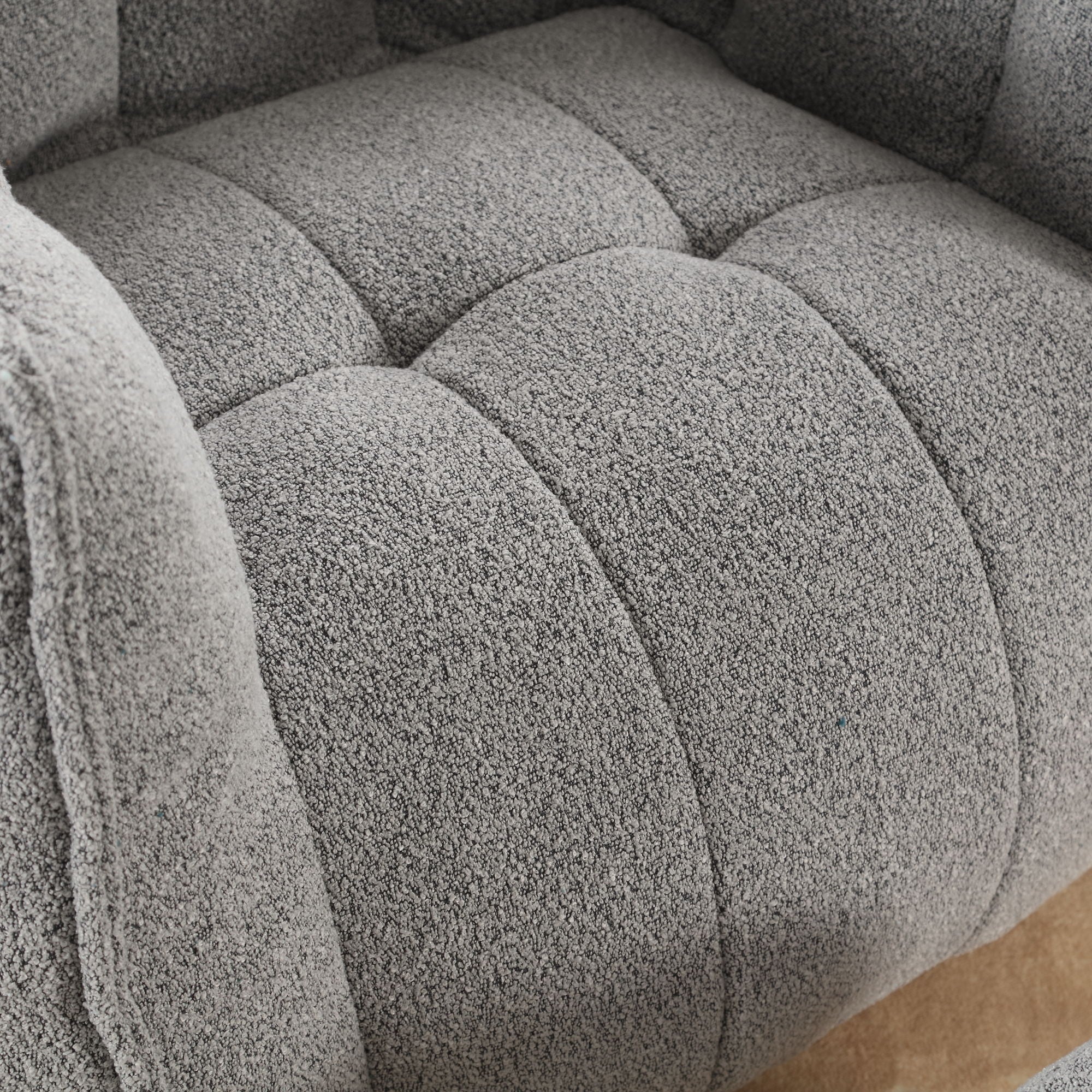 Soft Chenille Bean Bag Chair With High Resilient Foam