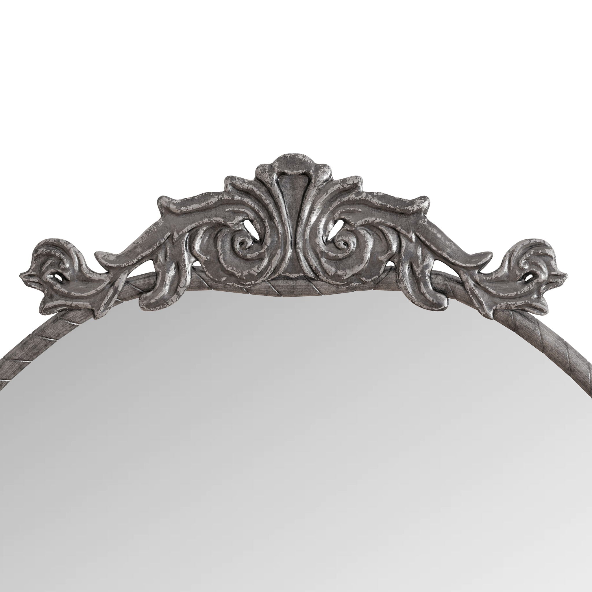Vintage Arched Full Body Mirror, Wall Mounted For Living Room