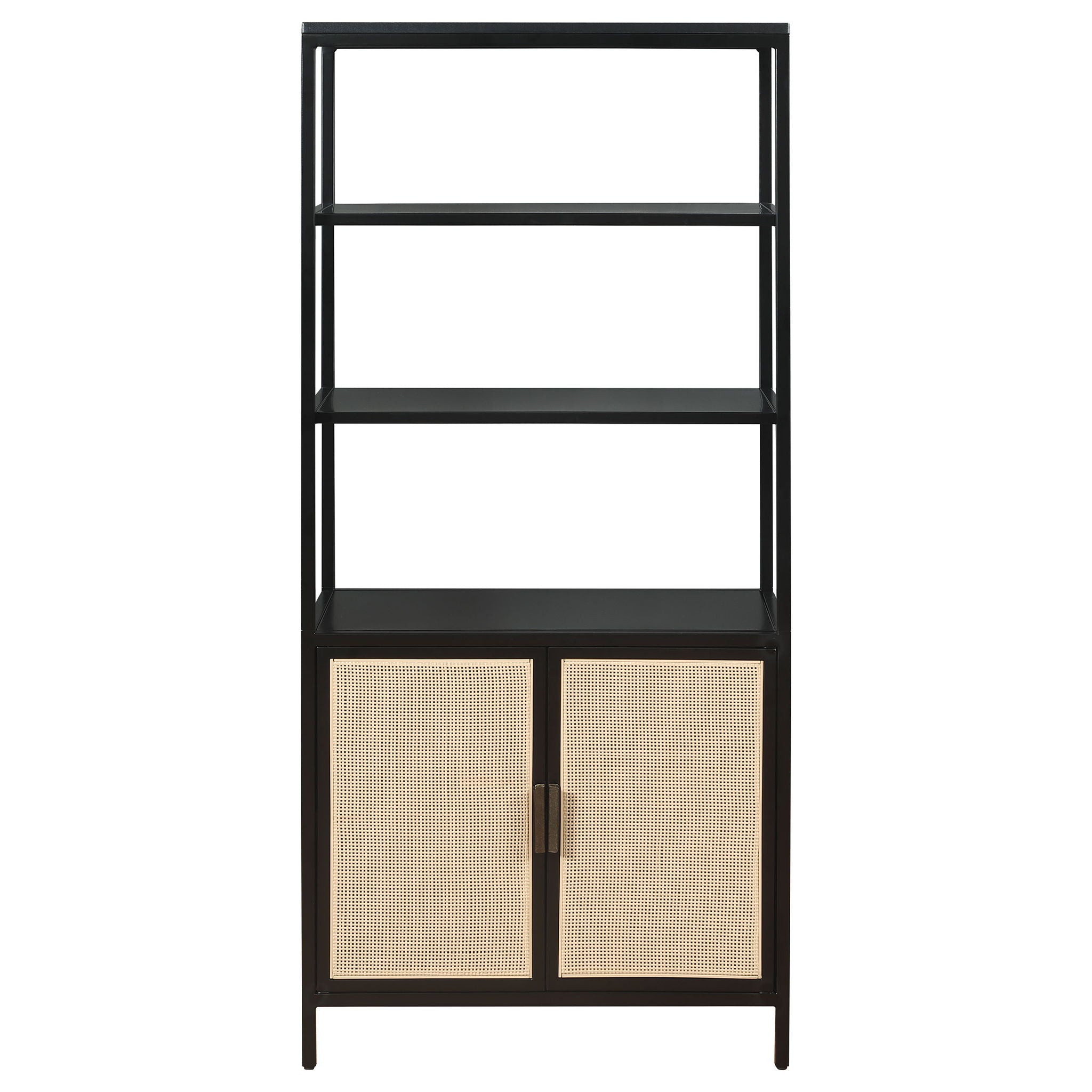 Kenneth - 3 Shelf Radio Weave Accent Cabinet