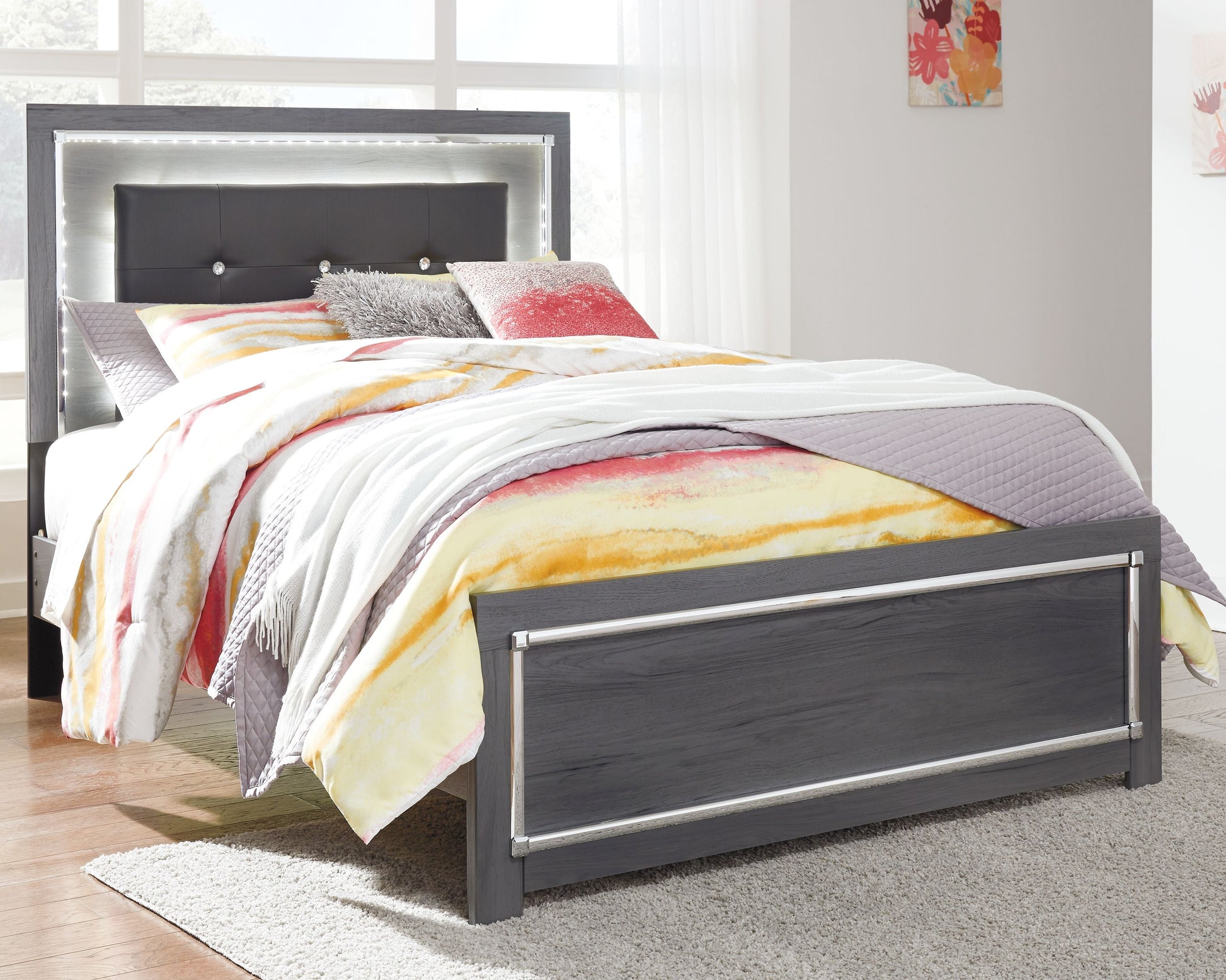 Signature Design by Ashley® Lodanna - Panel Bed | Meri Furniture