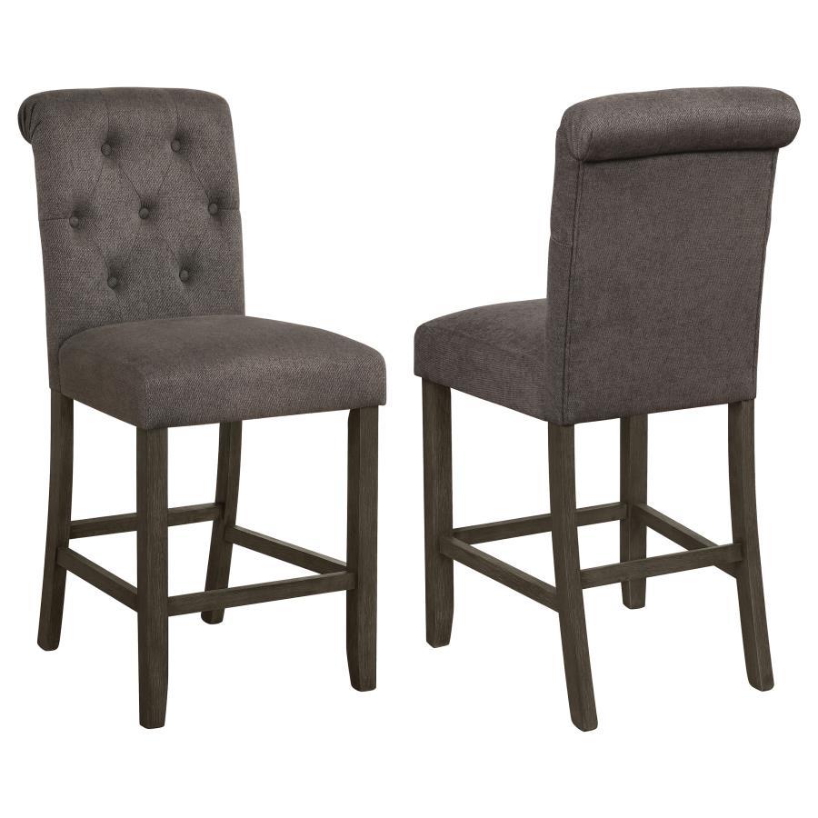 Coaster Fine Furniture Balboa - Fabric Upholstered Counter Chair (Set of 2) | Meri Furniture
