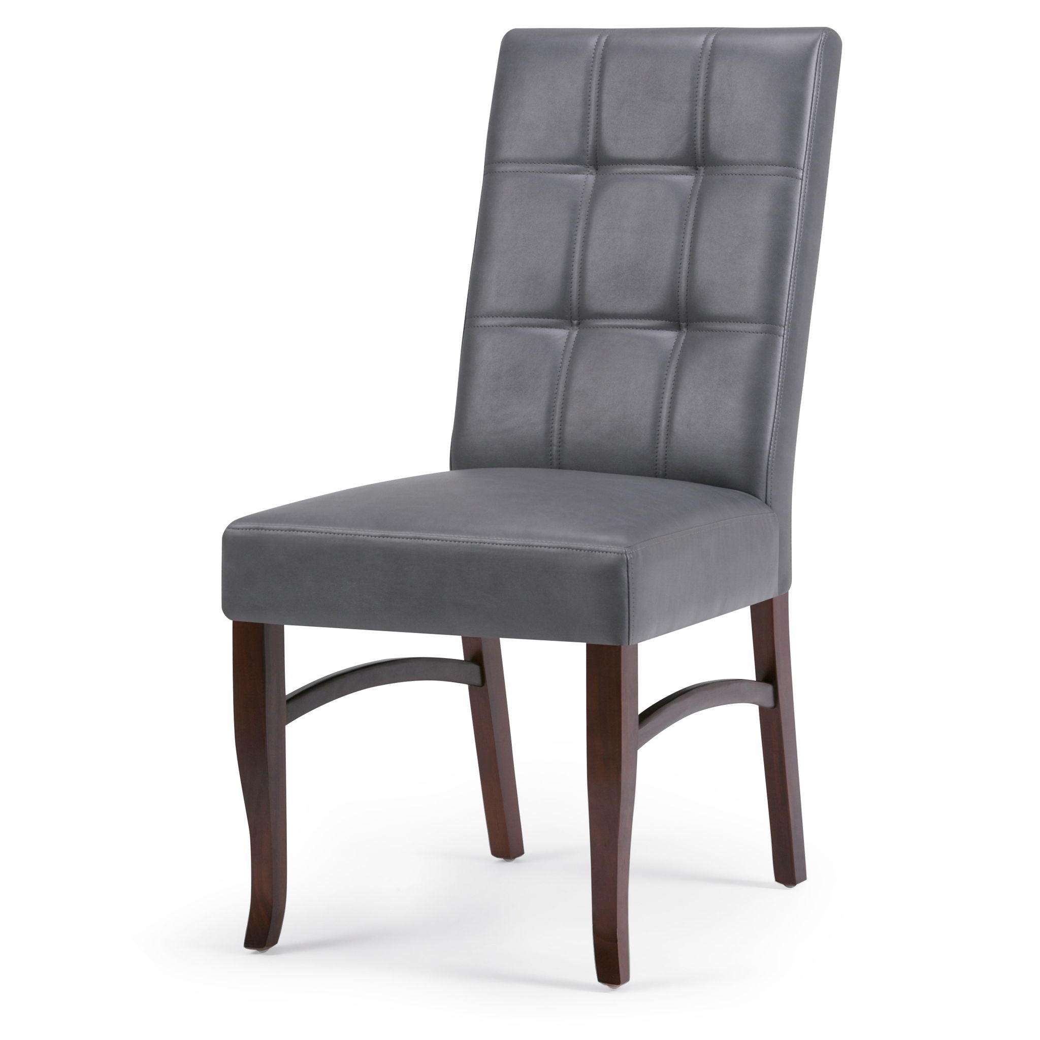 Ezra - Deluxe Dining Chair (Set of 2) - Stone Gray