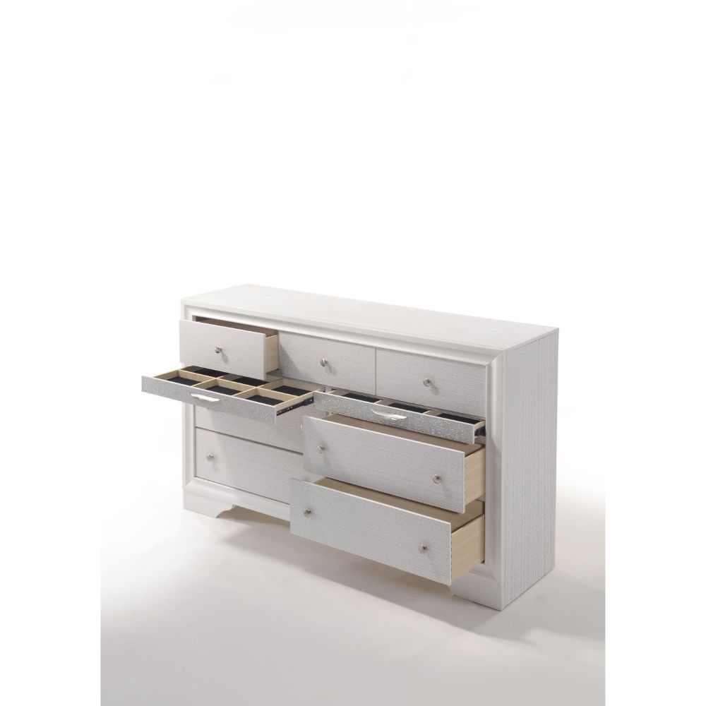 ACME The Naima dresser offers a sophisticated look, clean lines and contemporary style. | Meri Furniture