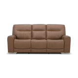 Bennett - Sofa P2 & ZG - Butternut - Butternut Leather