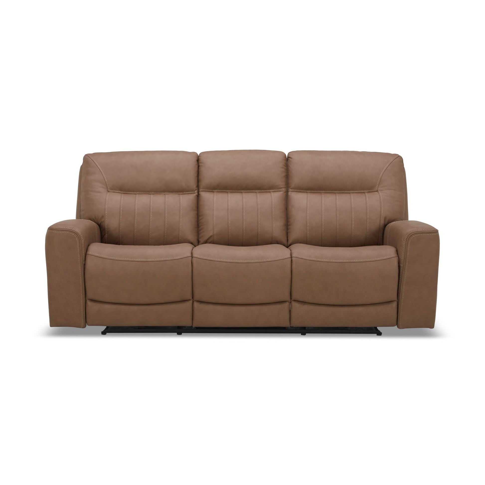Liberty Furniture Bennett - Sofa P2 & ZG - Butternut - Butternut Leather | Meri Furniture