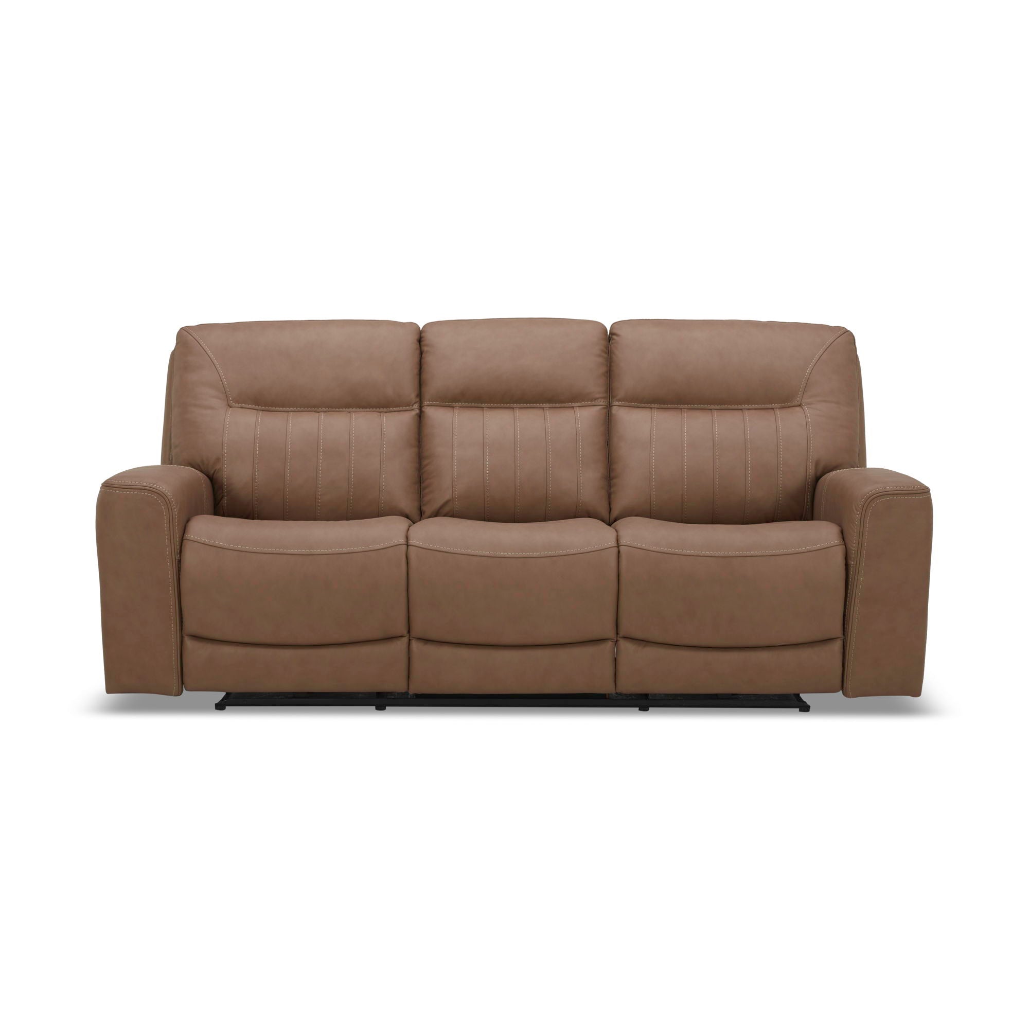 Liberty Furniture Bennett - Sofa P2 & ZG - Butternut - Butternut Leather | Meri Furniture
