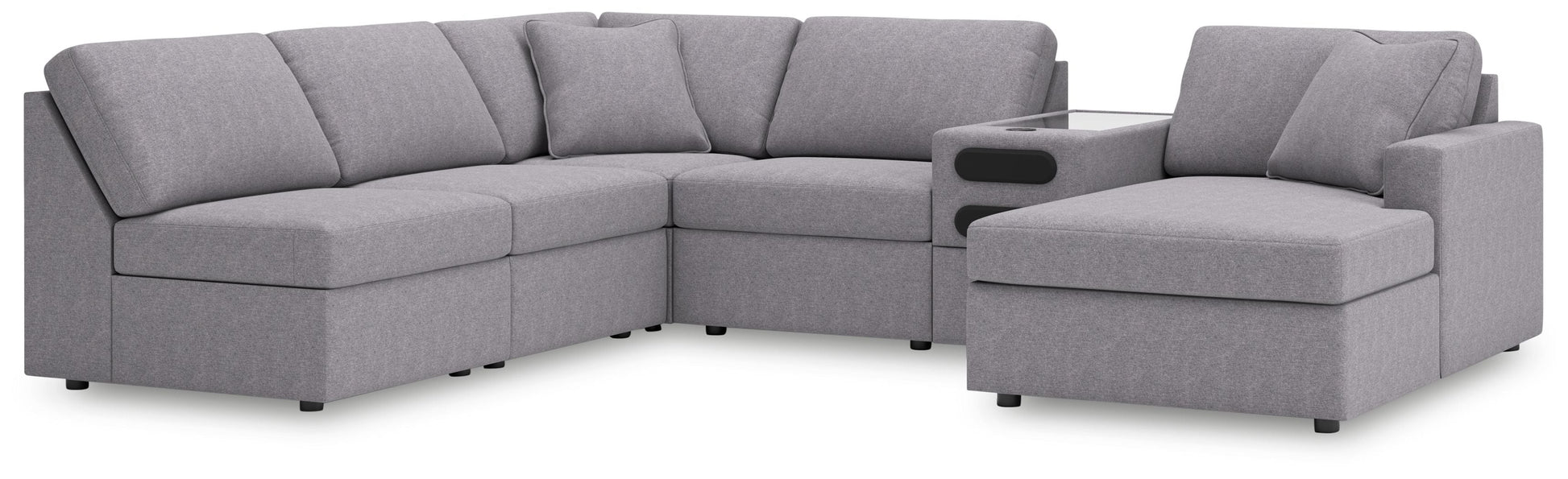 Signature Design by Ashley® Modmax - Granite - Sectional | Meri Furniture