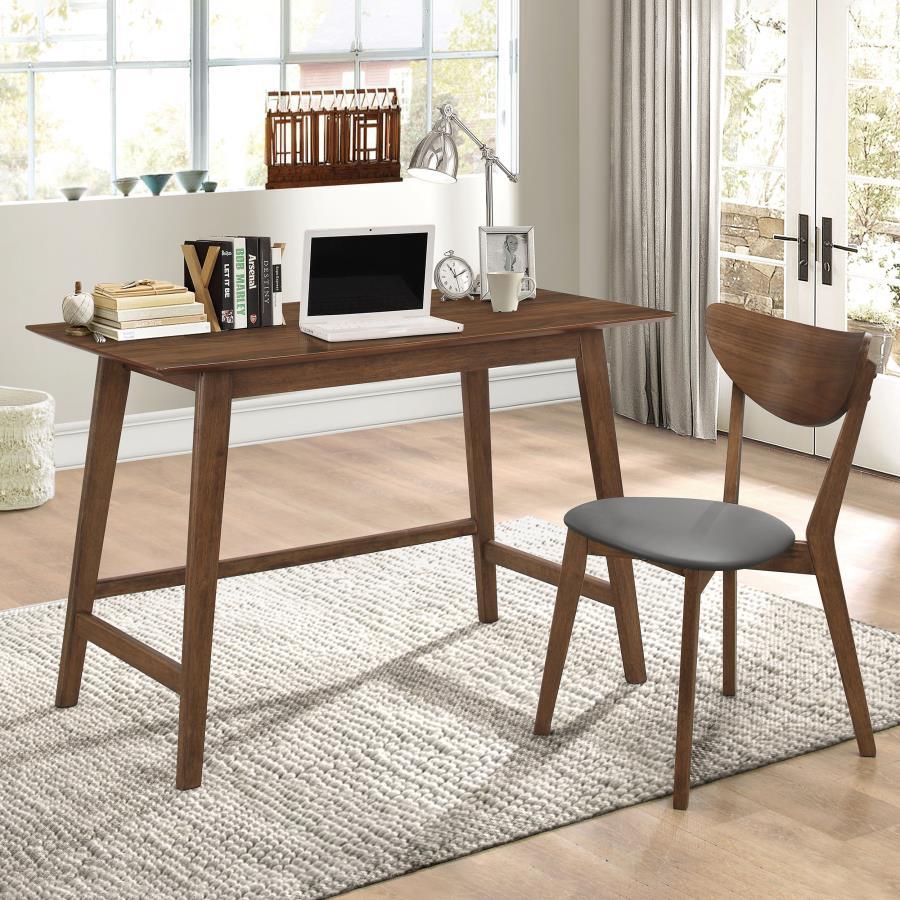 Coaster Fine Furniture Karri - 2 Piece Home Office Computer Desk And Chair Set - Walnut | Meri Furniture