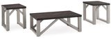 Signature Design by Ashley® Dorrinson - Antique White - Occasional Table Set (Set of 3) | Meri Furniture