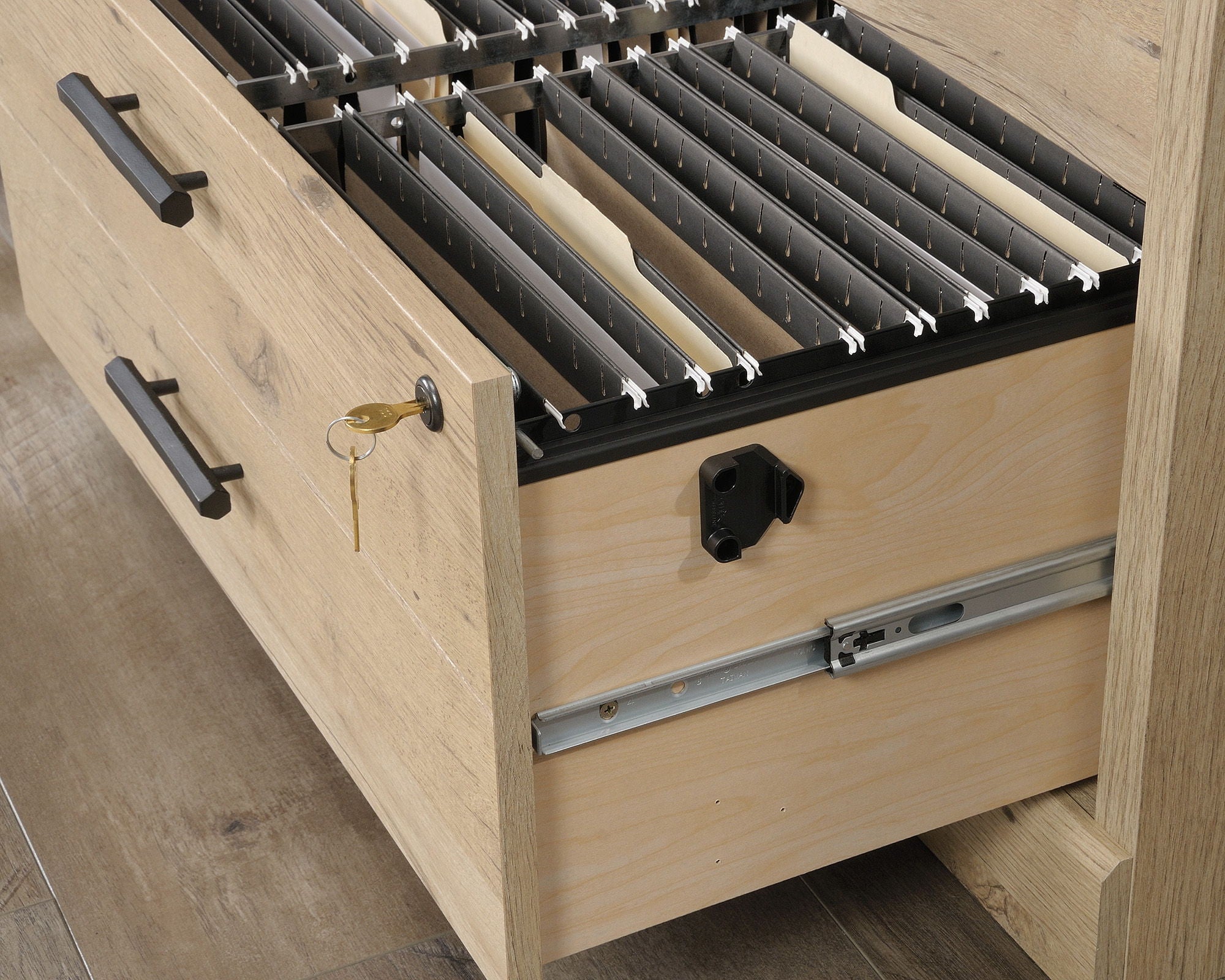 Prime Oak 2-Drawer Lateral File Cabinet