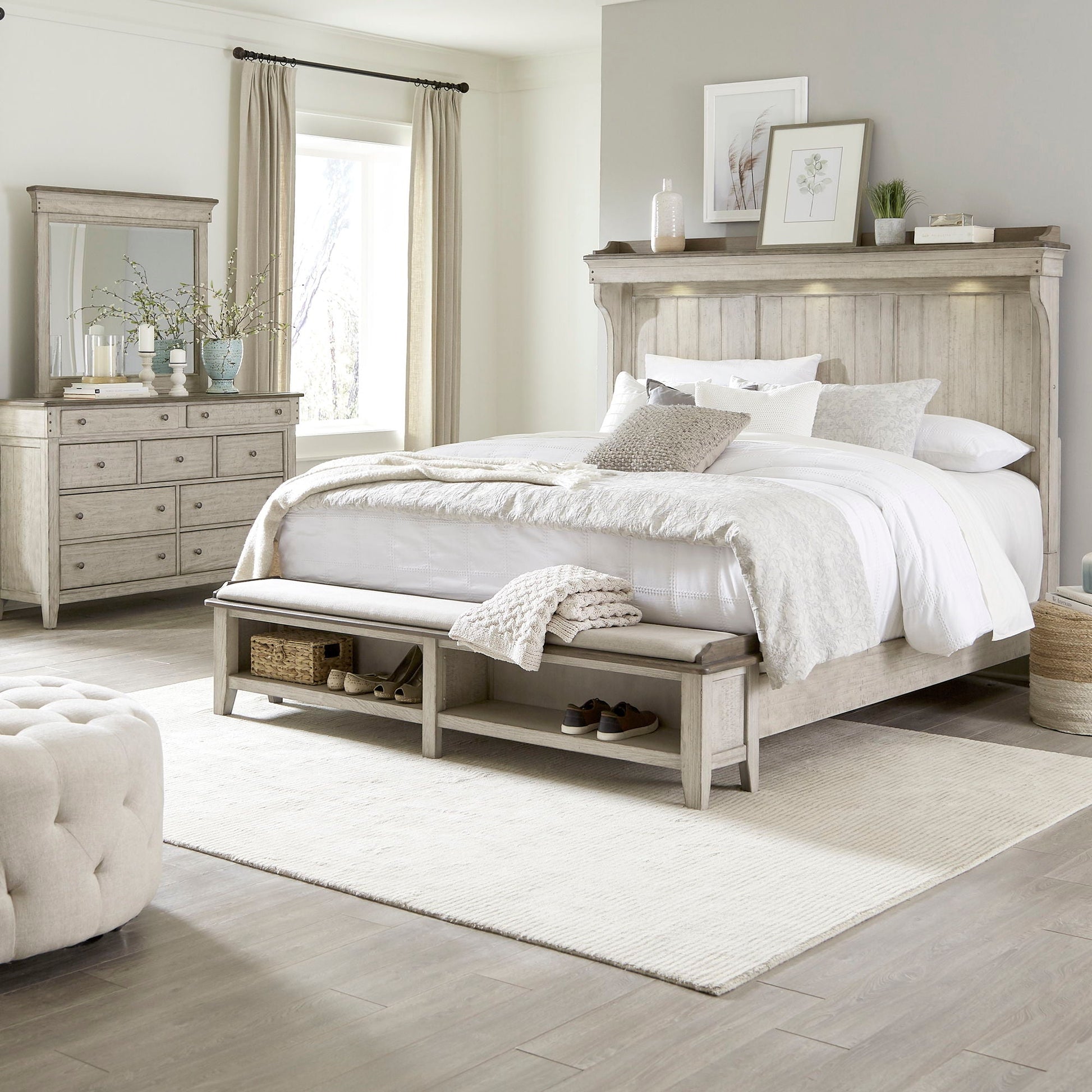 Liberty Furniture Ivy Hollow - Mantle Storage Bedroom Set | Meri Furniture